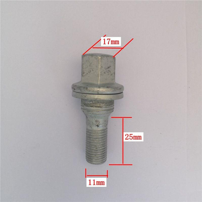 M12 x 1.25 ALLOY WHEEL EXTRA LONG THREAD BOLTS FLAT SEAT WASHER Bolt For Peugeot Citroen C4 C5