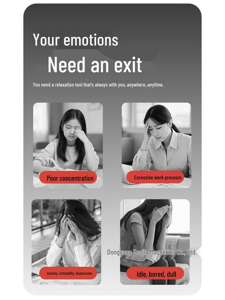 Magnetic Sensory Silicone Ball Stress Toy