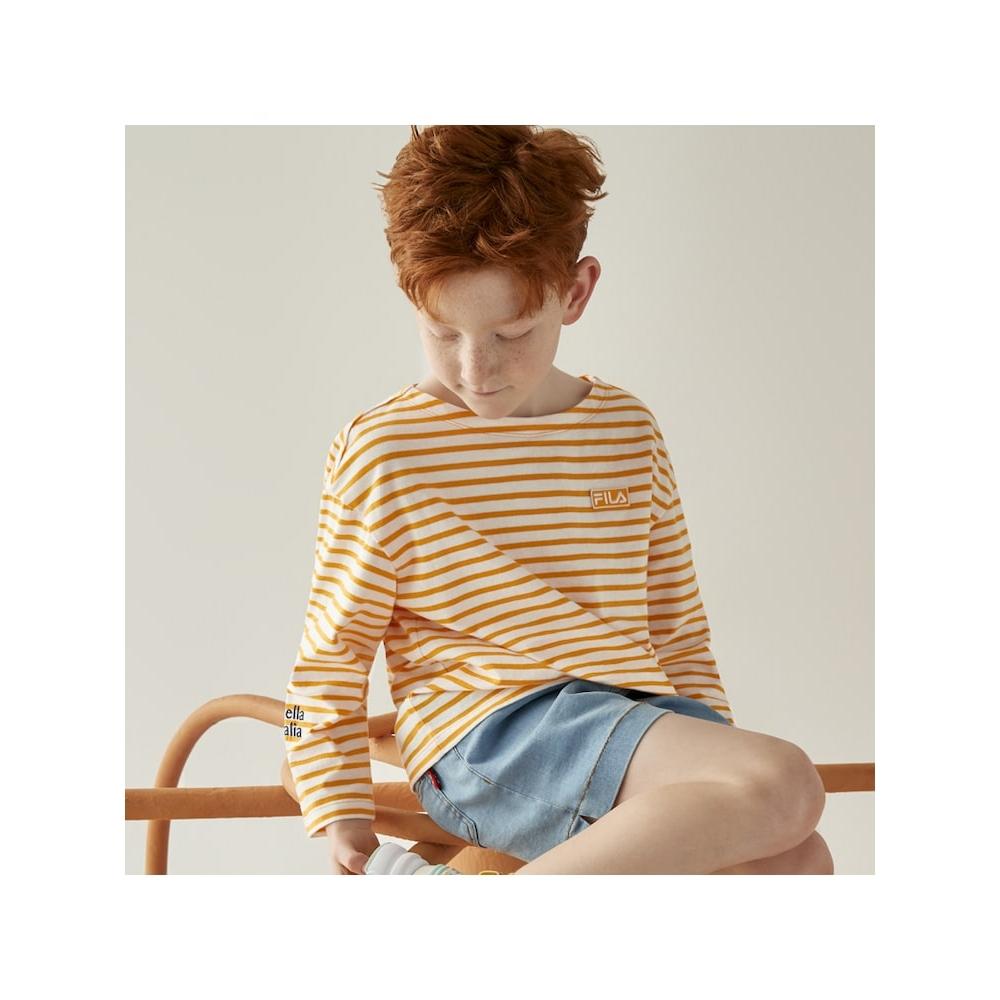 

[fila Kids] Детская футболка в полоску, 9 частей Fk2rle1102x Org q0zFk2rle1102xOrg ORANGE F/120
