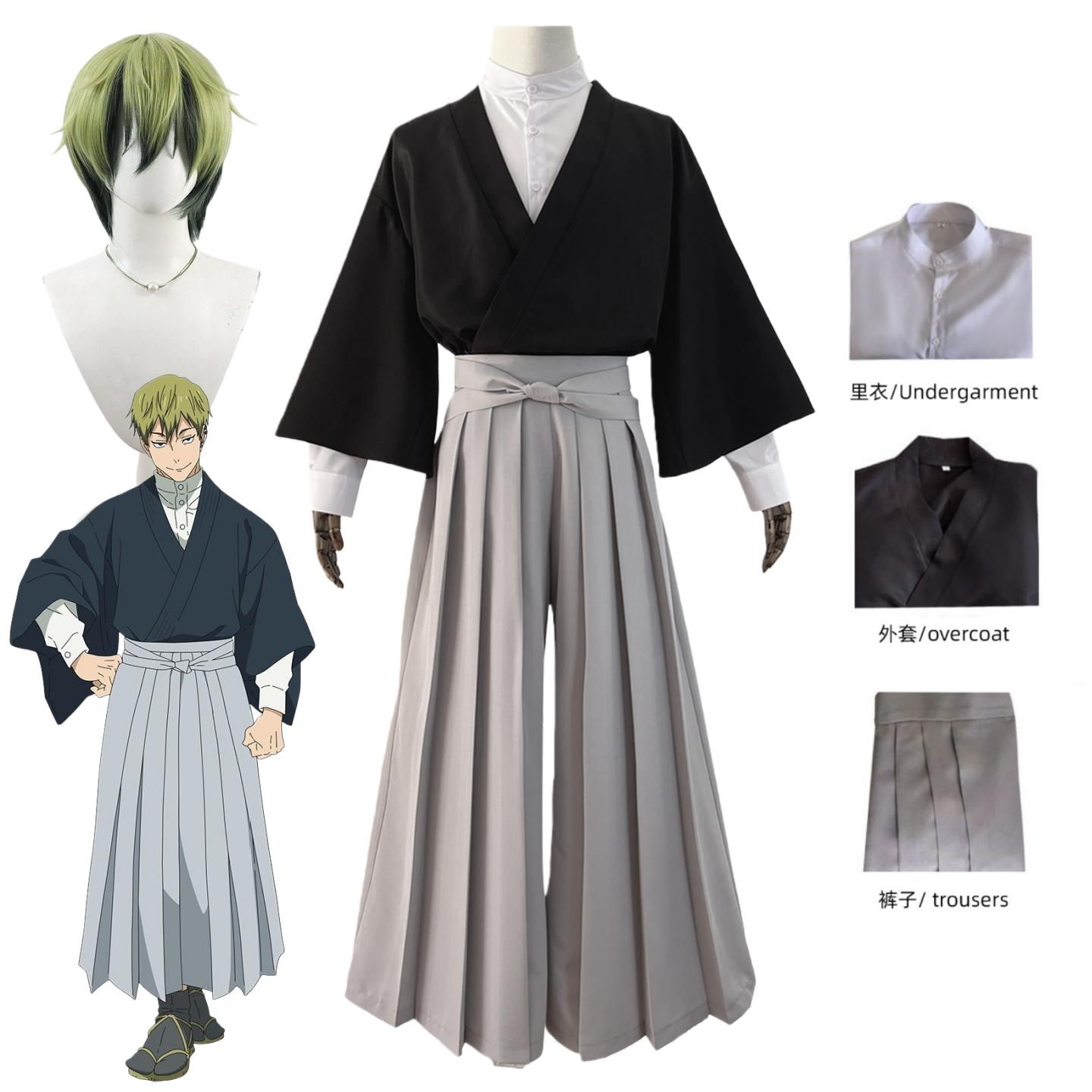 Naoya Zenin Cosplay Tērps Parūka Anime