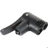 Universal Connector - ON BIKE - Bicycle Pump - Compatible French, American, Italian Valves - Resistant Plastic - Black