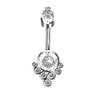 Titanium Navel Ring White - Tpp-020 1.6/10