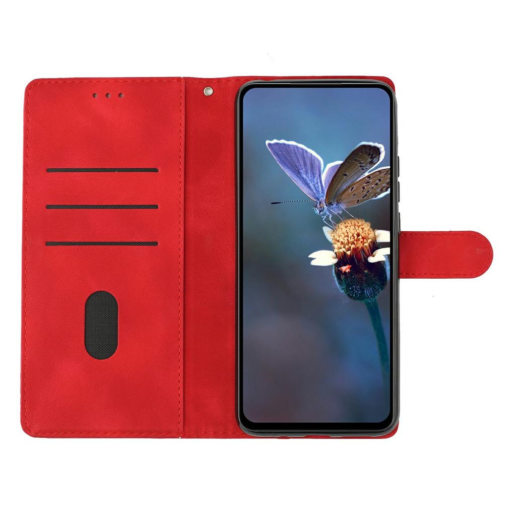 For Honor 400 Lite 5G Case Butterfly Flower Pattern Skin-Touch Leather Phone Cover