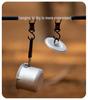 Compact Camping Teapot: Portable Outdoor Cookware for Boiling Water on Wild Stove or Picnic Table