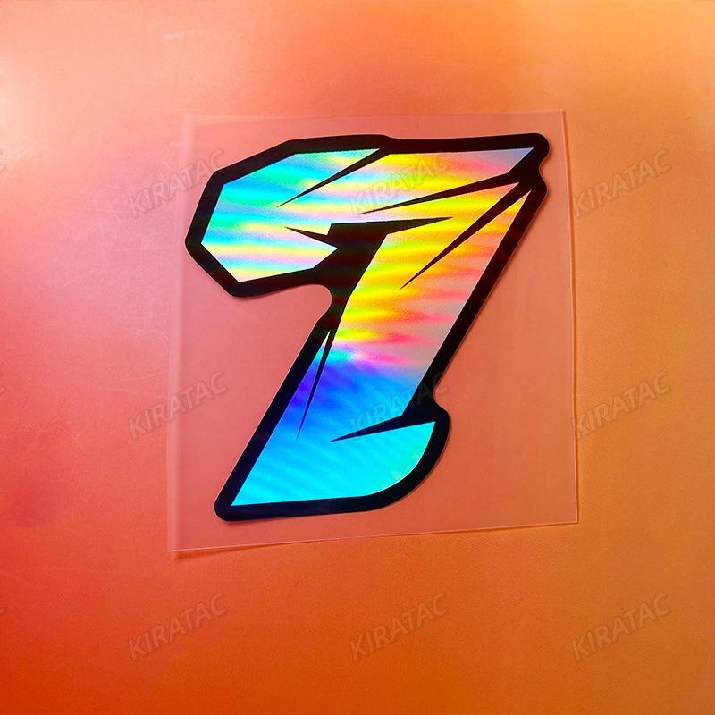 1PC 0~9 Laser Motorcycle Number Stickers Waterproof DIY Motorbike Fairing Vinyl Decals for BMW KTM YAMAHA Kawasaki Suzuki Honda