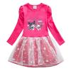 Kuromi Princess Dress: Girls' Long Sleeve Autumn/Spring Stylish Skirt Outfit