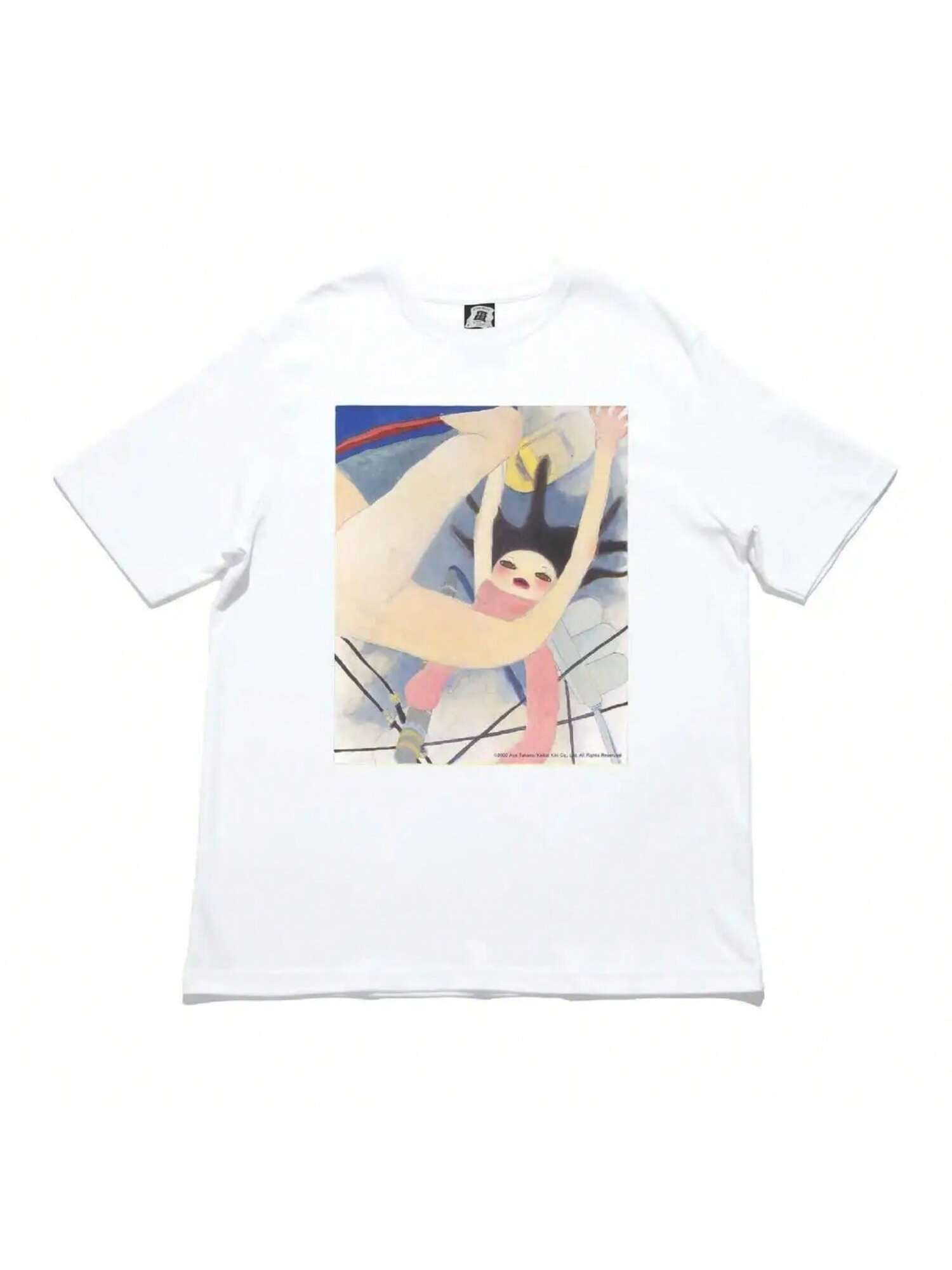 KawaiiT T-Shirt Harajuku Women s Fashion Cartoon Pattern Printed Oversized T-Shirt Round Neck Cotton Couple Top S разноцветный