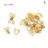 10Pieces Multi Color Mini 3/6MM Belt Buckle for Blyth BJD Doll Clothes Shoes Bag Buckles DIY Accessories