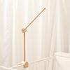Wooden Rotating Arch Crib Mobile Bracket, Mosquito Net Hanger, Baby Crib Accessory, Newborn Soothing Crib Bell
