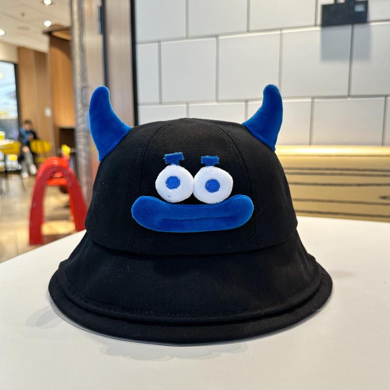 Niedlicher Cartoon Fischerhut für Damen Lustiges Großmaul-Design Frühling Sommer Eltern-Kind Sonnenschutz Sonnenhut Trendig und entzückend Grün