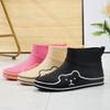 New rain shoes women's fashion water shoes non-slip outer wear cute waterproof boots versatile cartoon rain boots student outdoor shoes