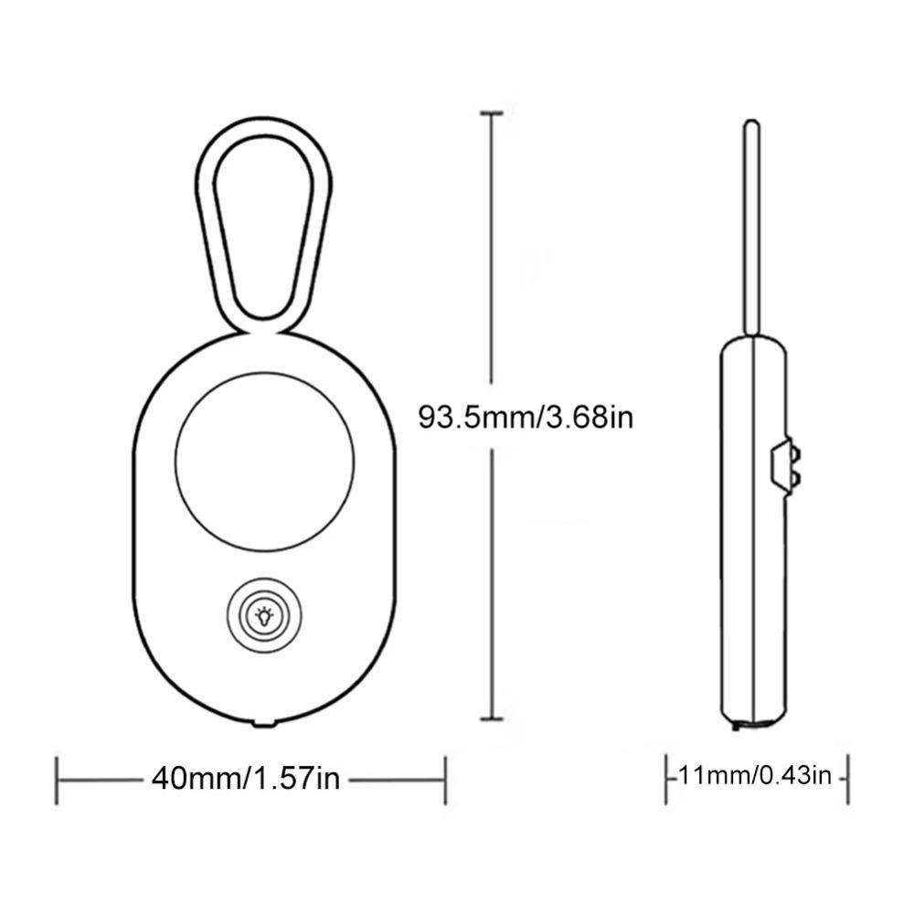 Dual Modes Sensitivity Portable Lens Finder 2 Levels LED Infrared Presence Sensor  Hotel Security