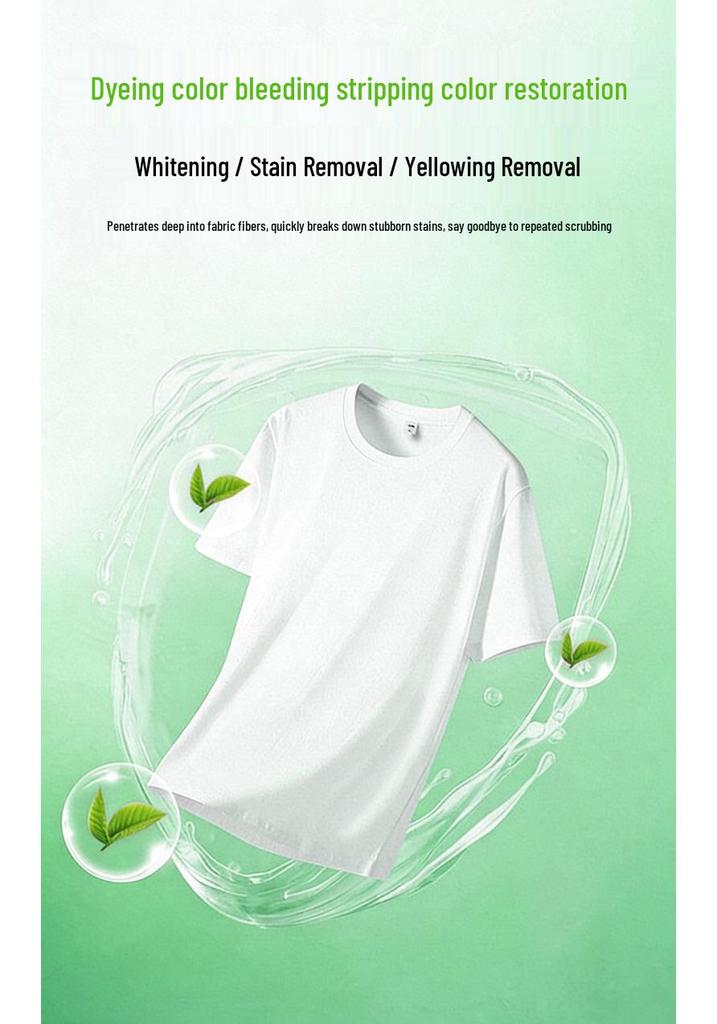 Powerful Stain and Yellowing Remover for White Clothes – Restores Brightness Without Rubbing or Bleach