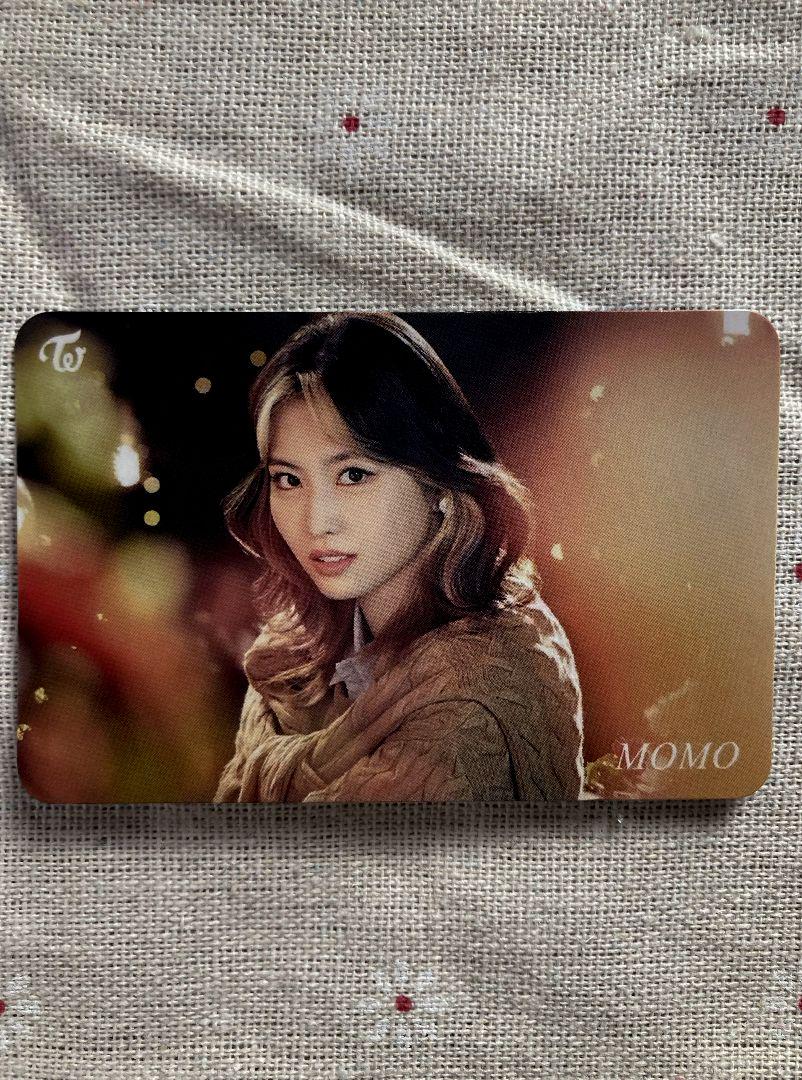 

[USED] TWICE Momo early reservation bonus card donut high touch ticket trading card