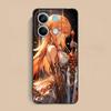 Sword Art Online Asuna Handyhülle für Xiaomi Redmi Note 14 13 12 11 10 9 S A Pro Plus Lite 5G Schwarze Abdeckung Handys Smartphone