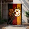 Galatasaray Flannel Blanket Soft Warm All-Season Throw, Design for Camping, Car Travel, Hiking Sofa, Bed, Office Perfect Gift for Parties