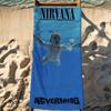 Band N-Nirvana-S Handdoek Sport Sneldrogend Reis Kampeeruitrusting Zandbestendig Zacht Licht Groot Strandlaken