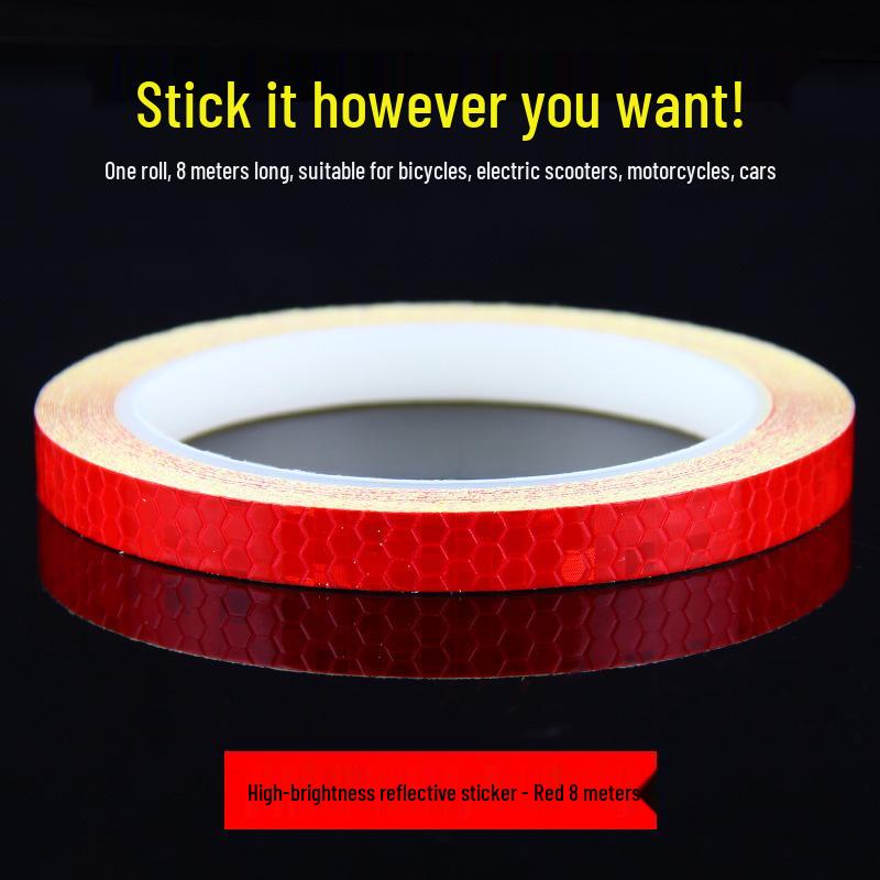 Reflective Luminous Stickers for Bikes and Motorcycles Wheels