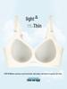 Women's Summer Ice Silk Push-Up Bra - Seamless, Breathable, Anti-Sagging Support