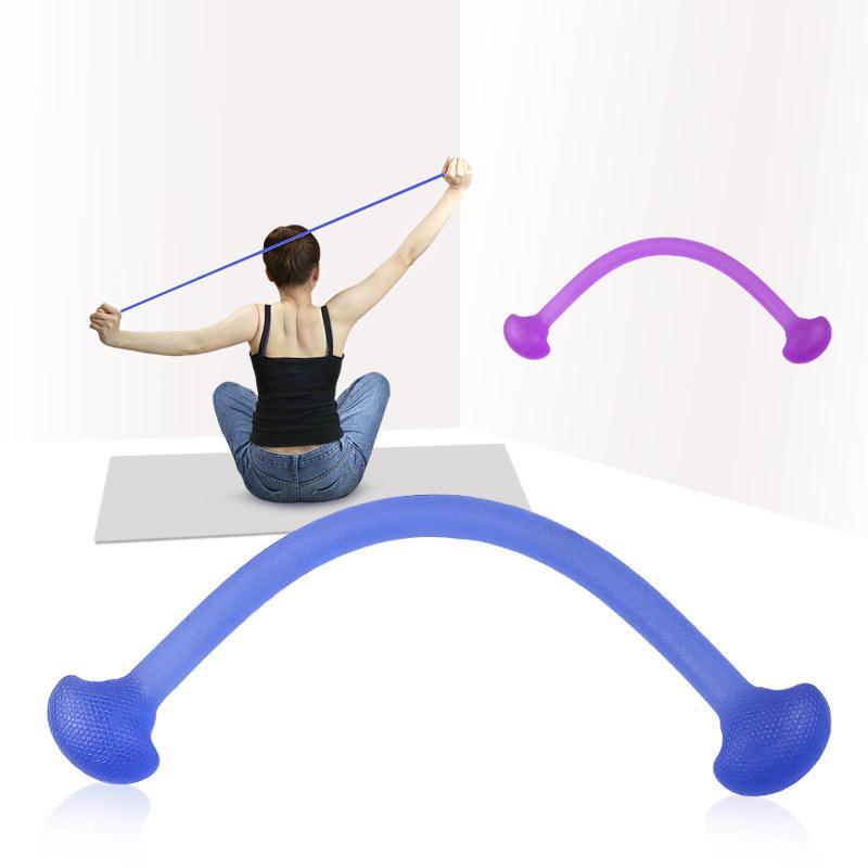 Tpr Stretch Resistance Band With Flexible Durable Build Perfect For Yoga Home Exercise Shoulder Stretching