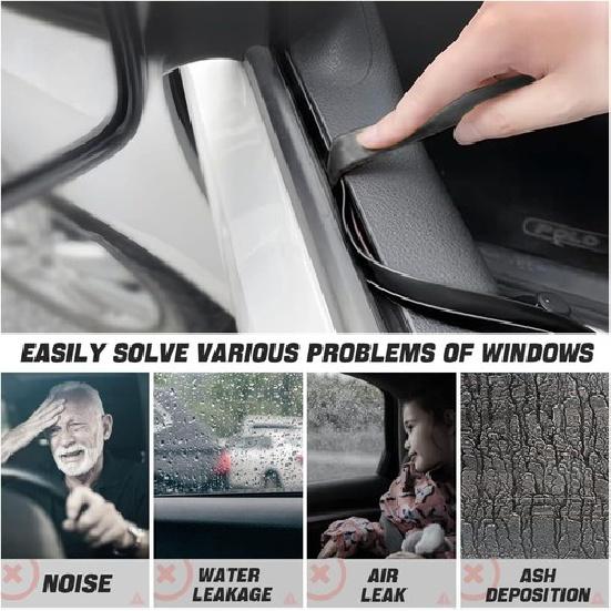13ft V-Shape For Nissan Window Edge Moulding Trim Weatherstrip Seal Strip Rubber