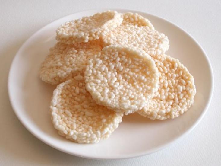 Zao Rice Crackers Chinese Rice 8 Pieces X 12 Bags Scorch,
