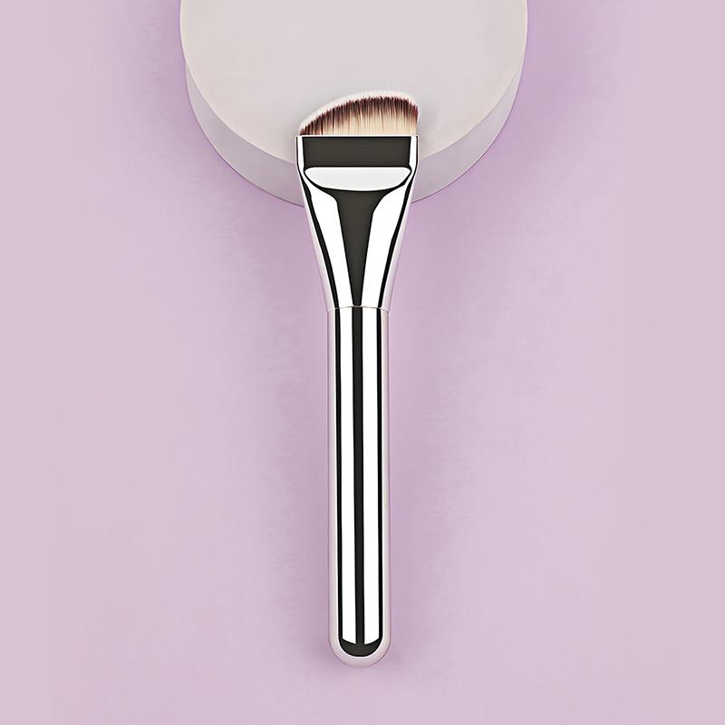 

1 шт. Ультратонкий пензлик для тональної основи М’яке волосся Тонкий пензлик для контуру обличчя Плоский контурний пензлик Пензлі для макіяжу для тонального крему