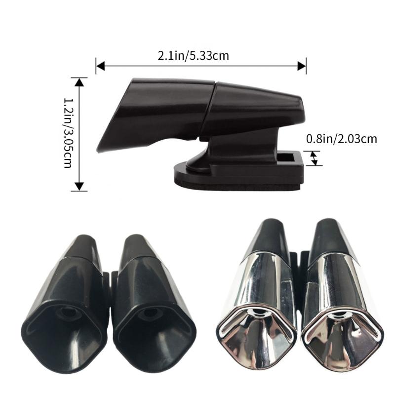 Outdoor Safety Car Whistle Physical Ultrasonic Animal Siren Deer Repellers Motorcycles Trucks Alert Device Alarm Tool 2x