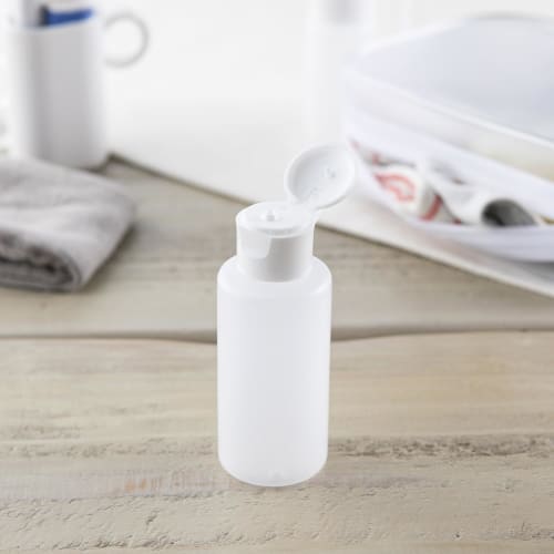 Kai Corporation Soft Bottle 60ml Bottle Cosmetic Bottle Transparent Container Travel YOU TIME (For use with shampoo, conditioner, etc.) 1 piece