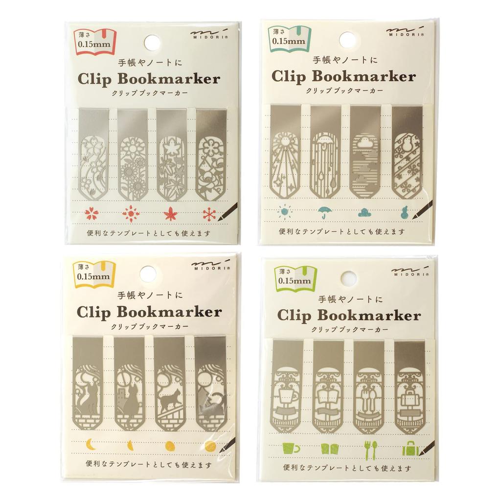 Midori Bookmark Clip Bookmark Weather Pattern A 43405006