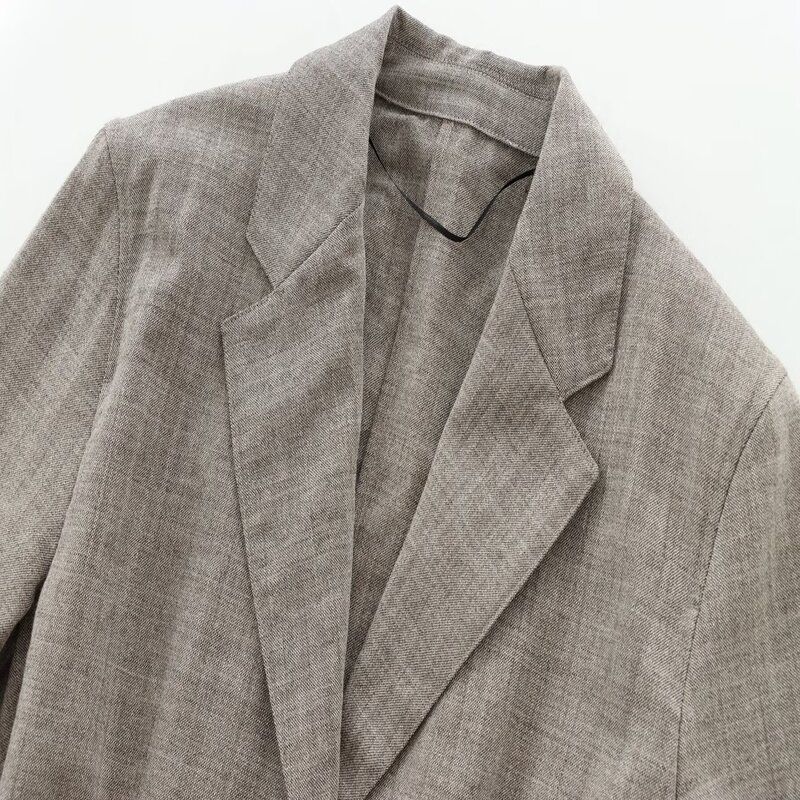 Fashion Style 2024 Fall and Winter New Women's Clothing Work Clothing Versatile Belt Wool Suit Outwear 8483711