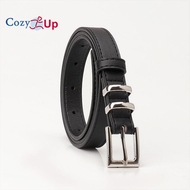 Women's Leather Belts for Jeans Pants Fashion Ladies Belt Gold Buckle Belts for Women