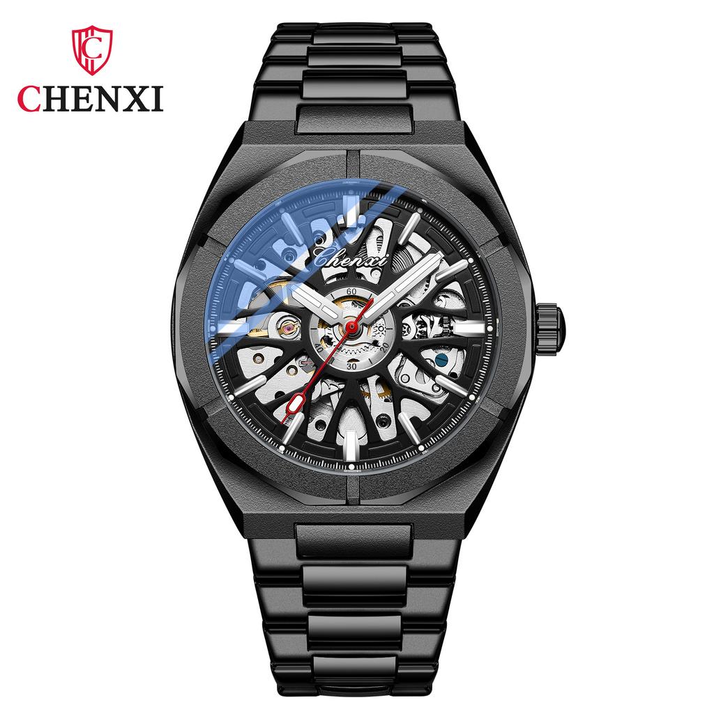 Neue TOP Marke Luxus herren Uhr Mit Box Hohl Automatische Uhr männer Wasserdichte männer Mechanische Uhren