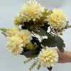 Chrysanthemum Bunch Faux Flowers with Bendable Stems Realistic Fake Flowers