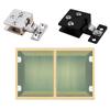 Schrankbeschläge Schranktor Klemme Schrank Vitrine Möbelbeschläge