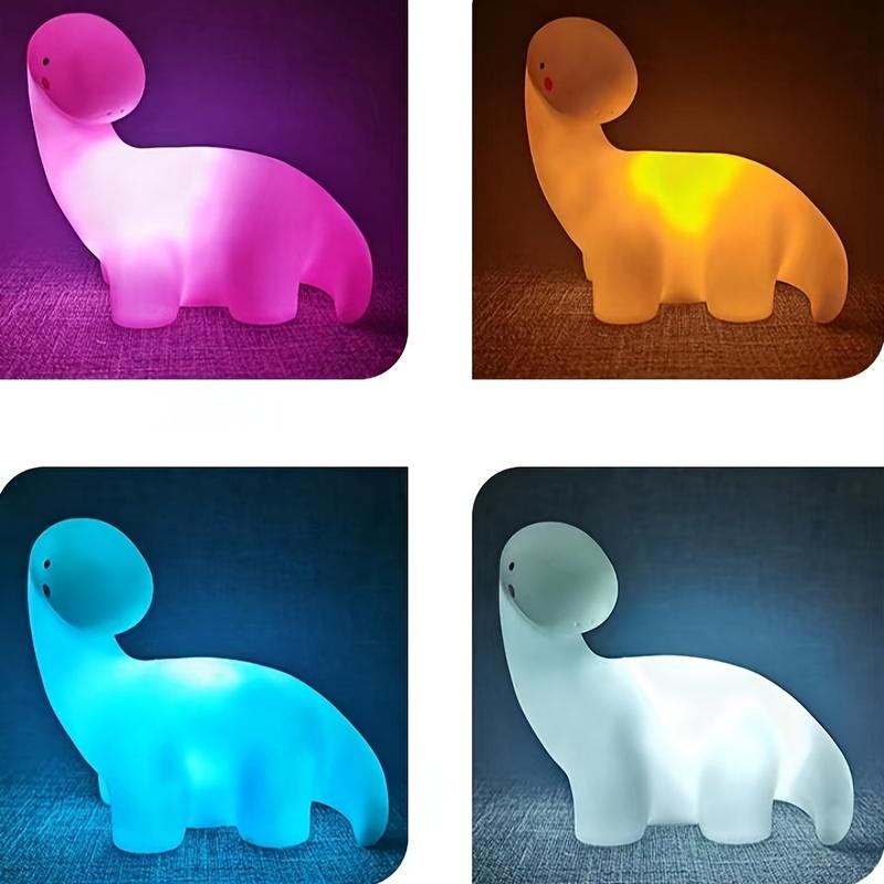 Cartoon Creative Thunder Dragon Dinosaur Night Light Bedroom Long Neck Dragon Small Ornament Room Decoration Small Table Lamp