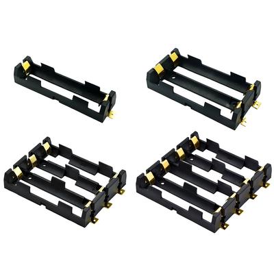 Suporte de Bateria 18650 SMT Clipe Suporte de Bateria Caixa de Armazenamento Com Pinos de Bronze Caixa de Armazenamento de Bateria Recarregável SMT 1X 2X 3X 4X