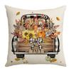 New Thanksgiving Holiday Atmosphere Office Home Rest Decoration Pillow Case Letter Print Pillow