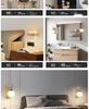 Nordic Solid Wood Wall Lamp - Modern Bedroom, Living Room, Hallway, Staircase, Balcony, Corridor Light Fixture.