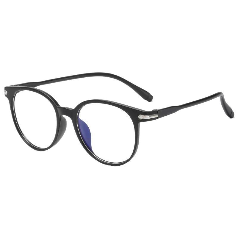Anti-Blue Light Radiation Computer Men'S Plain Glasses Women'S Tide Big Face Flat Mirror Myopia Glasses Frame Flat Mirror