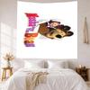 Masha Bear Wall Decor Tapestry Art For Pet Memorial Birthdaywedding Party Backdrop Family Gift