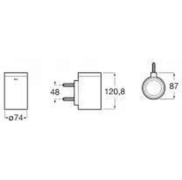 Copo Roca A817595C00, cromado, para casa de banho