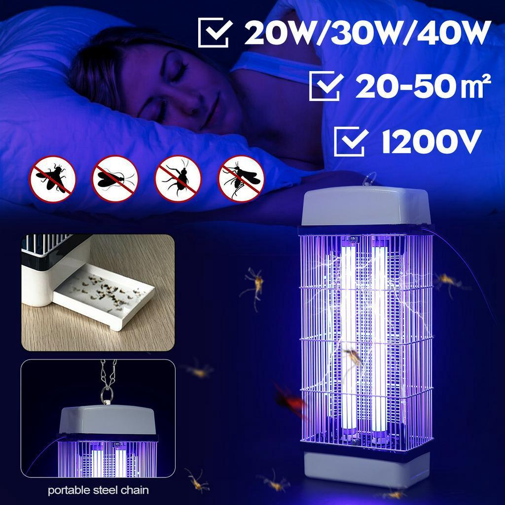 1200V UV Lamp Flying Fly Insect/Flies Mosquitoes 20W/30W/40W Electric Bug Zapper