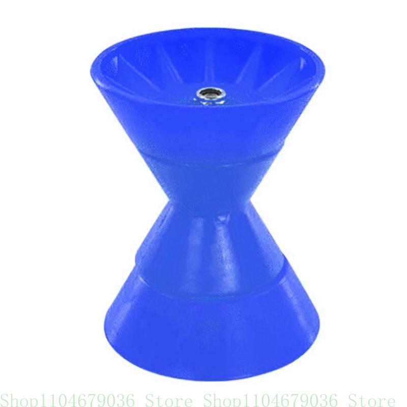 3inch/4inch Boat Trailer Roller with 1/2in Shaft Rubber Roller for Trailer Bracket Boat Accessory Easy tallation A2ED3TT308212-BL-3