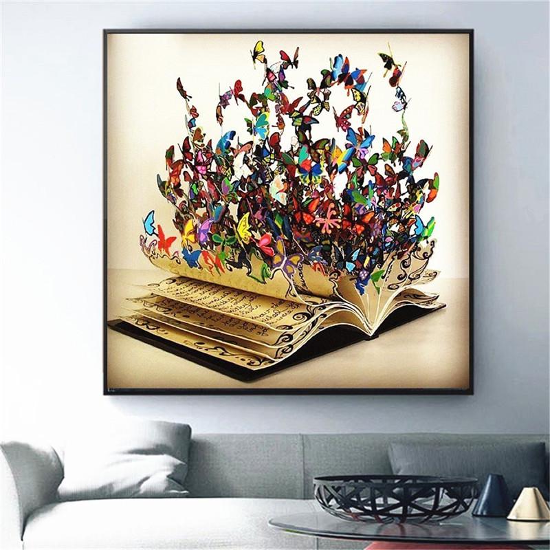 5D-Diamant-Malerei, voller Bohrer, Schmetterling, Diamant-Stickerei, Tiere, Strass-Diamant