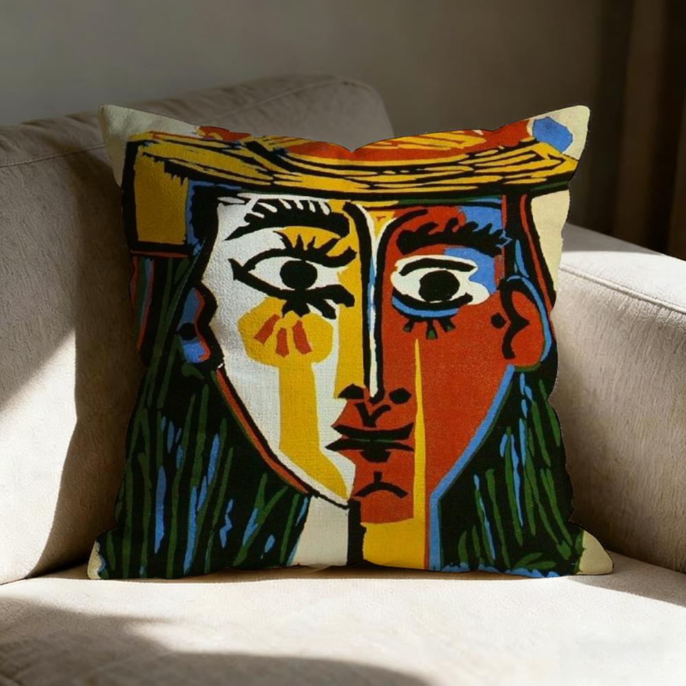 American Art P-Picasso Pillow Case pillowcase, double-sided printed, sofa cushion, bedroom headboard pillow