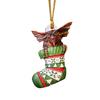 Christmas 3D Animal Hanging Decoration Acrylic Cartoon Animal Shape Xmas Tree Car Rearview Mirror Ornament Pendant Party Supplies Gift