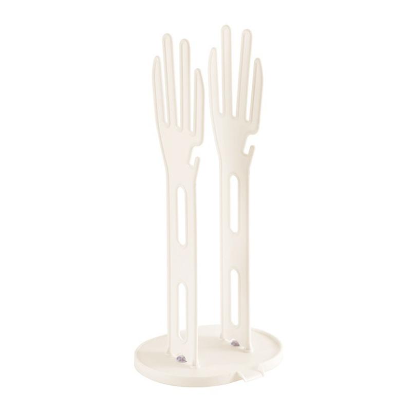 3pcs Kitchen Glove Drying Rack With Drip Tray - Space-Saving Organizer 34x16x13cm Kitchen Storage Bracket Rack For Draining