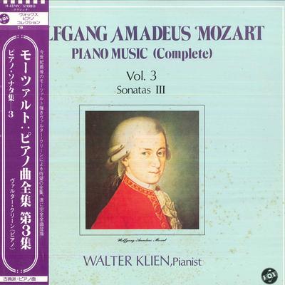 LP Record WALTER KLIENPIANIST  Wolfgang Amadeus Mozart Piano Music H4570V WARNERPIONEER Japan Obi Classical Used