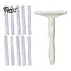 Food Processing Tool Pig Hair Removal Tool, T-Shaped Handle Stainless Steel Blade Scraper, T Shaped Scraper Easy Fat for Meat And Scraping Kitchen